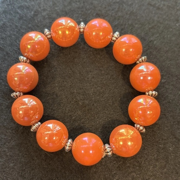 Jewelry - Orange Beaded Bracelet